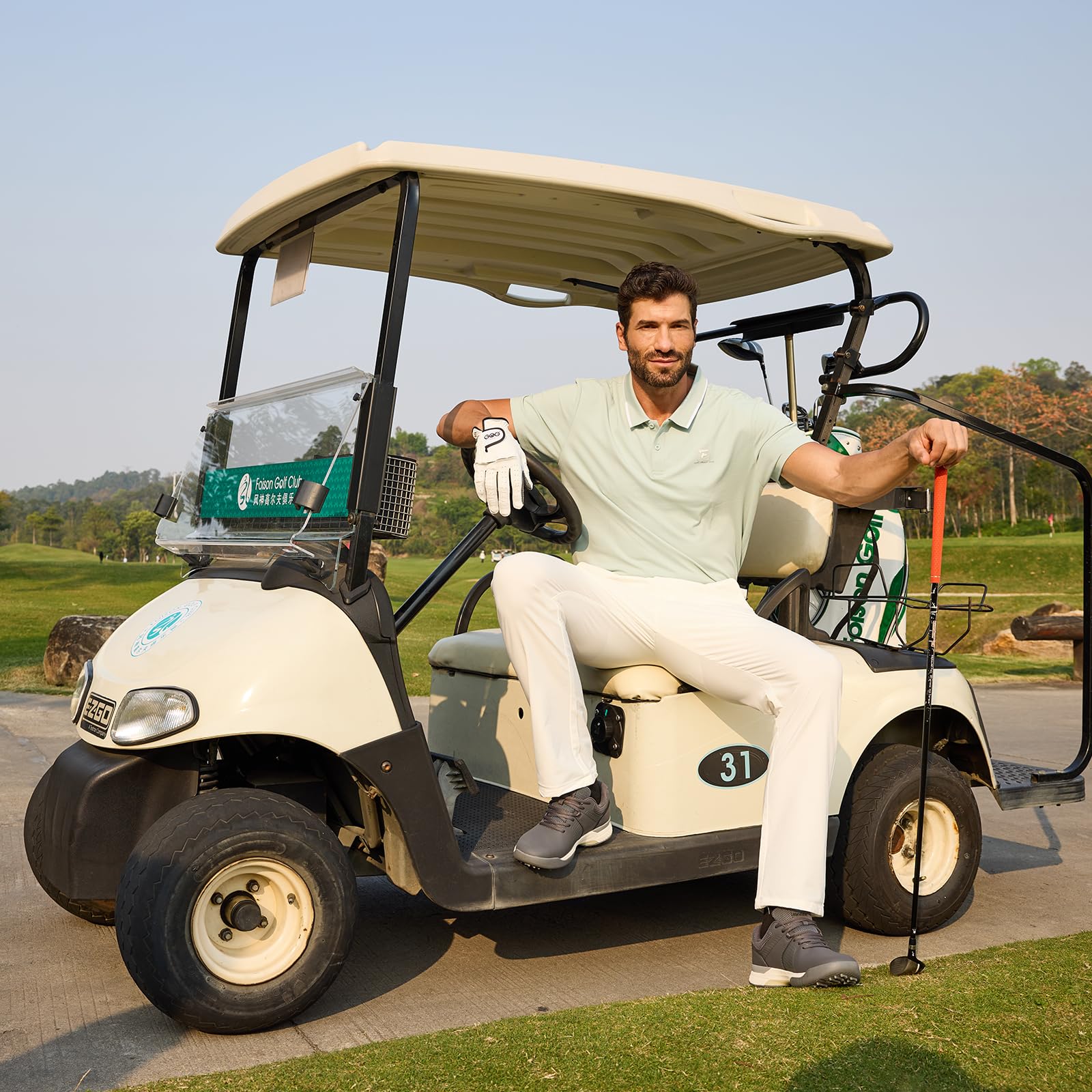 【送料無料】[FitVille] 幅広 ゴルフシューズ メンズ 2E 4E スパイク ゴルフ靴 軽...