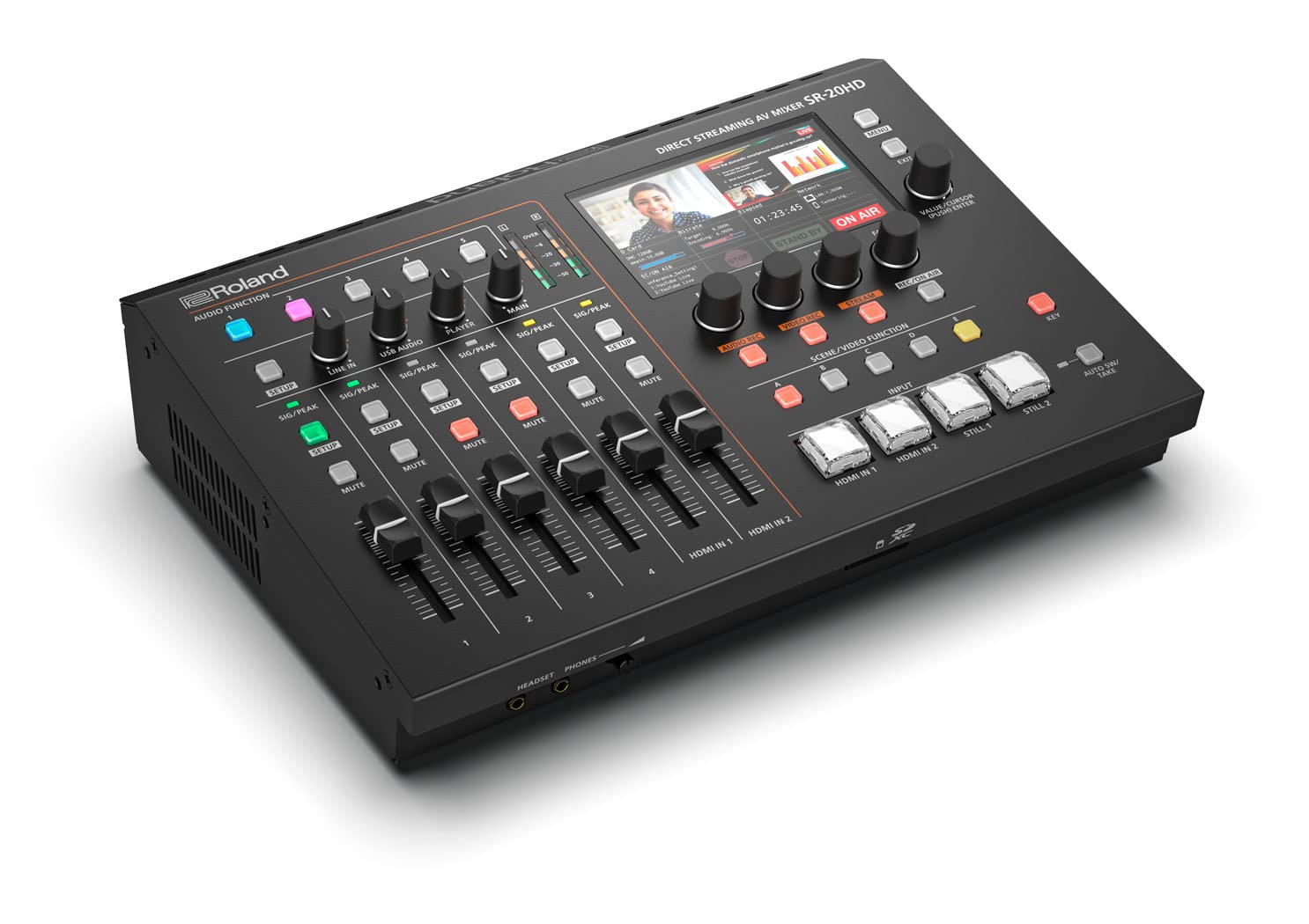 【送料無料】Roland ローランド SR-20HD ストリーミング AVミキサー PCを使わずに直接ライブ配信可能 配信/イベント/セミナー/発表会 オートミキシング機能 オートスイッチング機能 plays23-11900858 PLAYS REGAL サンプル画像2