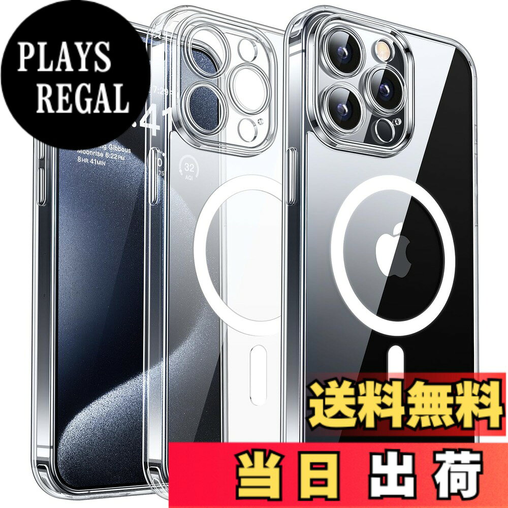 【送料無料】CANSHN iPhone 用 ケース Magsafe対応 カメラ周辺保護 ワイヤレス充電...
