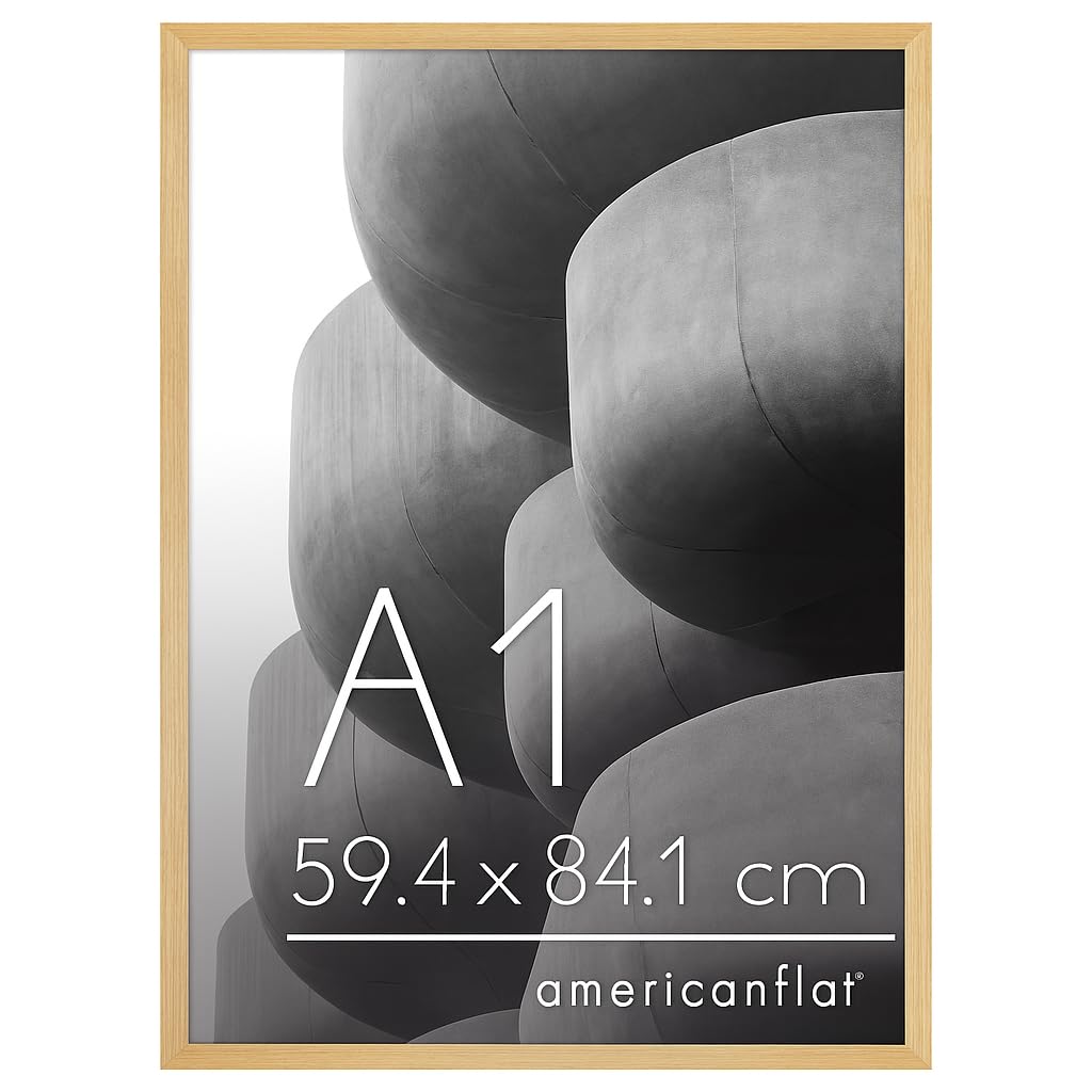 Americanflat Picture Frame LX - Parent 色：ナチュラルオーク、サイズ：A1