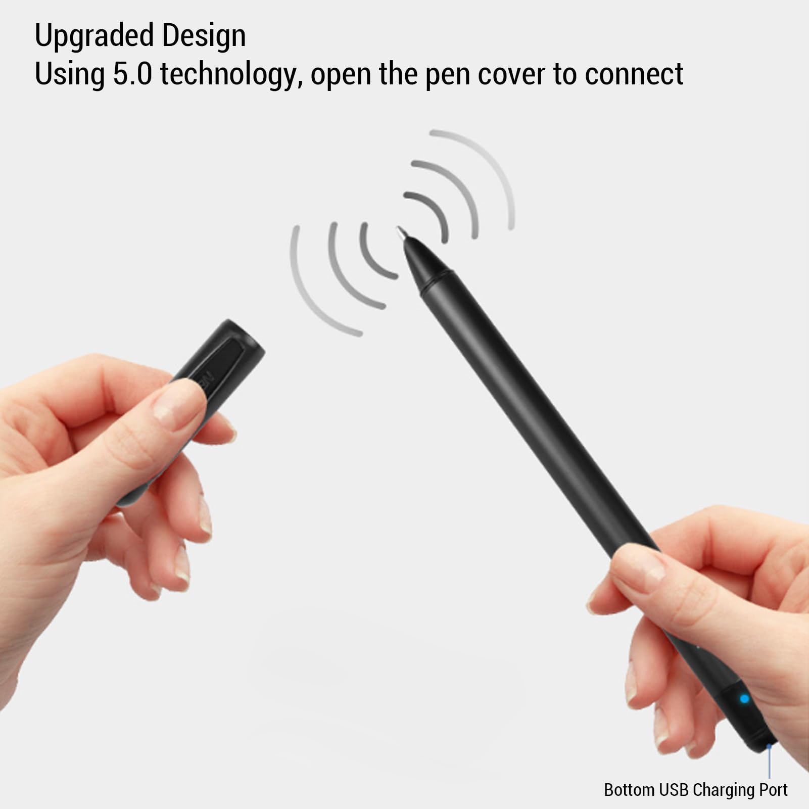 PLAYS REGALの【送料無料】ペン付きデジタルノートブック、Bluetooth Paper Tablet Electronic Writing Pad、OCR認識オフラインストレージリアルタイム同期書き込みボード 色：ブラック｜アングル2