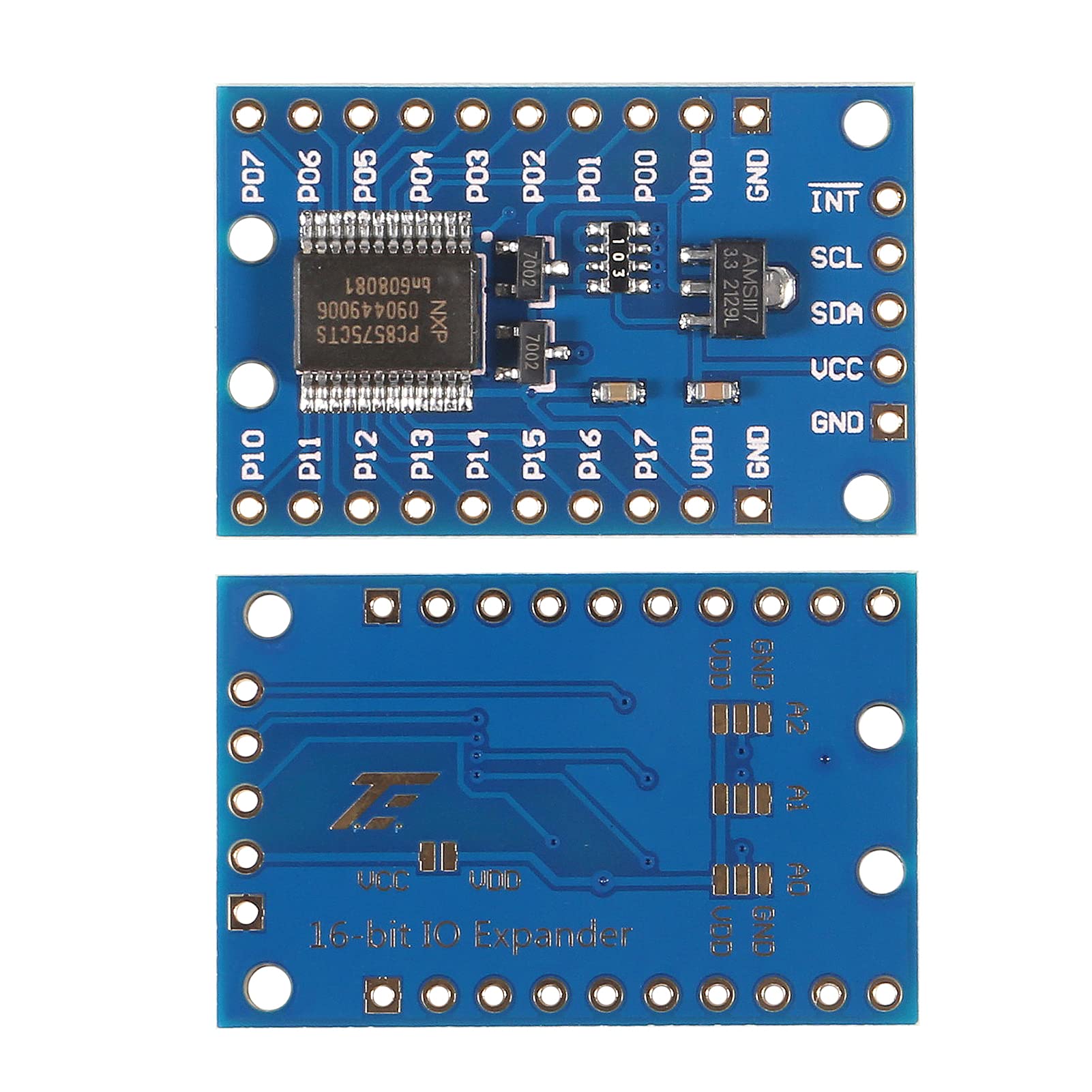 PLAYS REGALの【送料無料】ACEIRMC PCF8575 IO エキスパンダーボードモジュール I2Cから16IO IIC I2C I/O 拡張シールドモジュール 16ビット SMBus I/Oポート Arduino UNO R3用 3個 色：3個｜アングル3