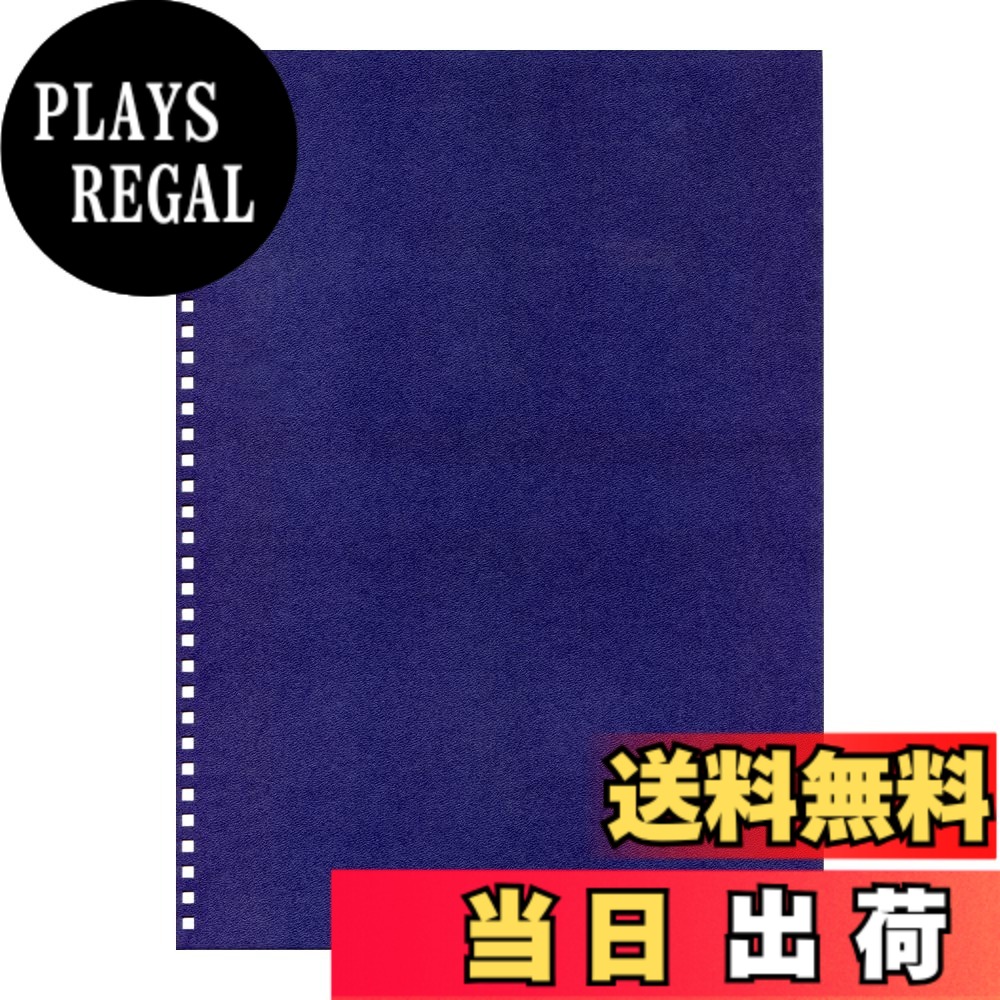 【送料無料】カール事務器 ダブルループリング 色：ブルー、サイズ：A4
