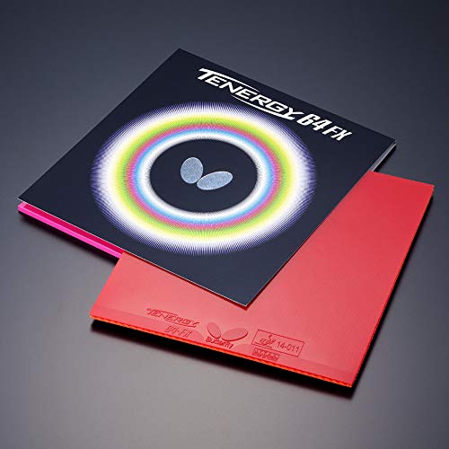 PLAYS REGALの【送料無料】バタフライ(Butterfly) 卓球 裏ソフトラバー テナジー64FX ハイテンション スピード性能 安定性 JTTA(日本卓球協会)公認 ITTF(国際卓球連盟)公認 05920 色：レッド、サイズ：特厚｜アングル2