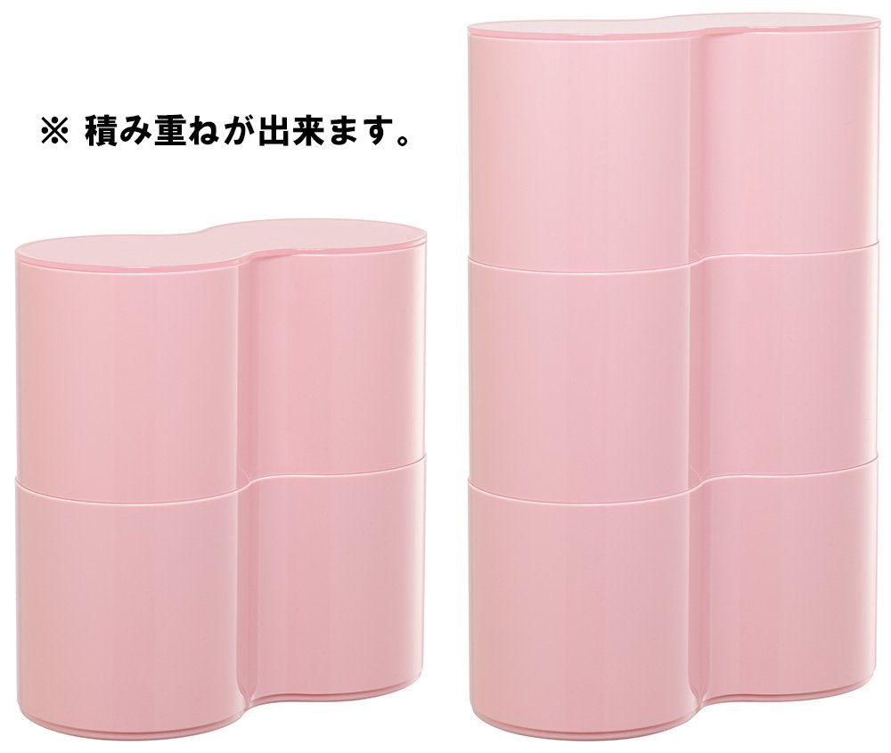 【送料無料】ISETO (伊勢藤) トイレ収納 色：ピンク、サイズ：約25x12.9x12.9cm