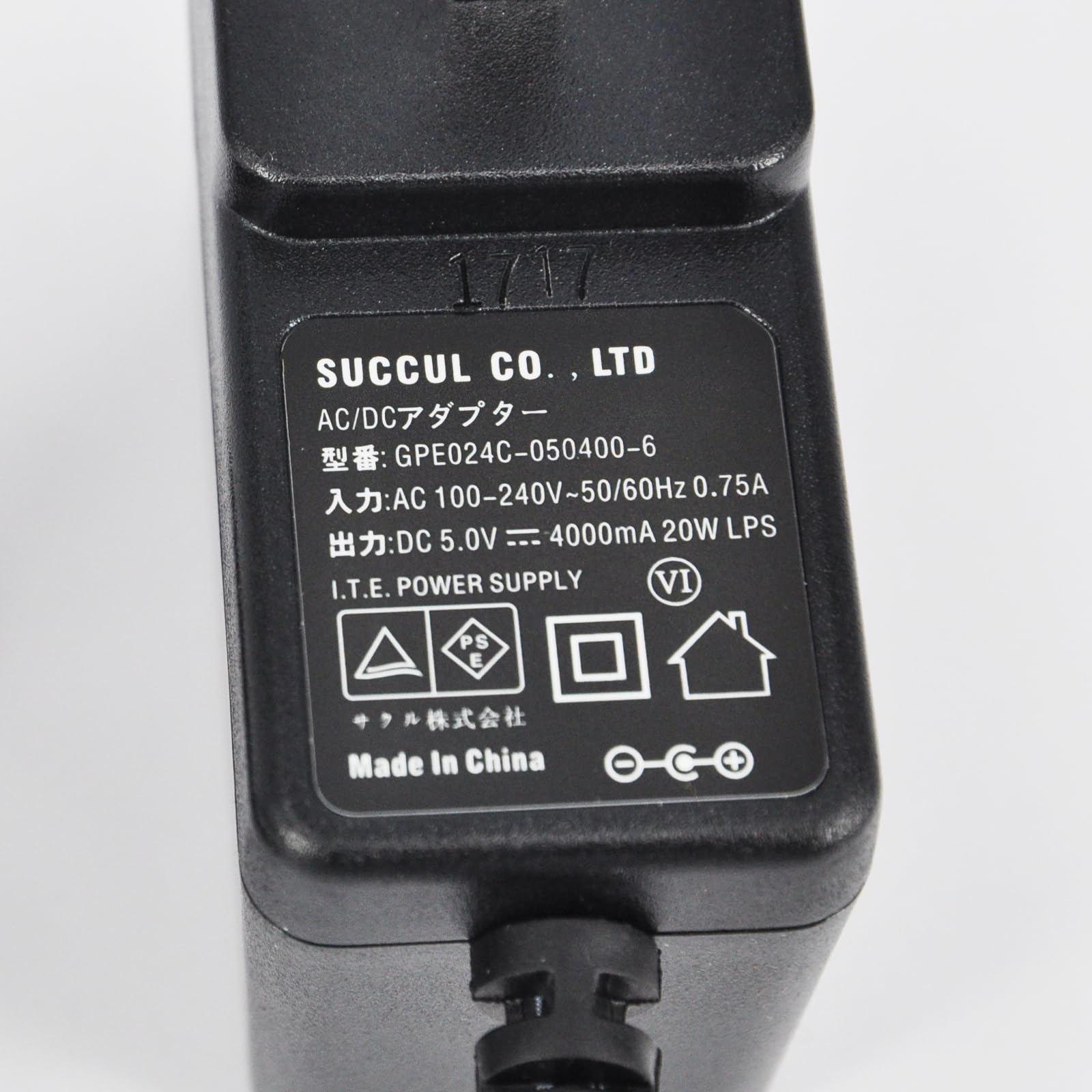 【送料無料】SUCCUL ACアダプター スイッチング式 出力プラグ外径5.5mm(内径2.1mm)...