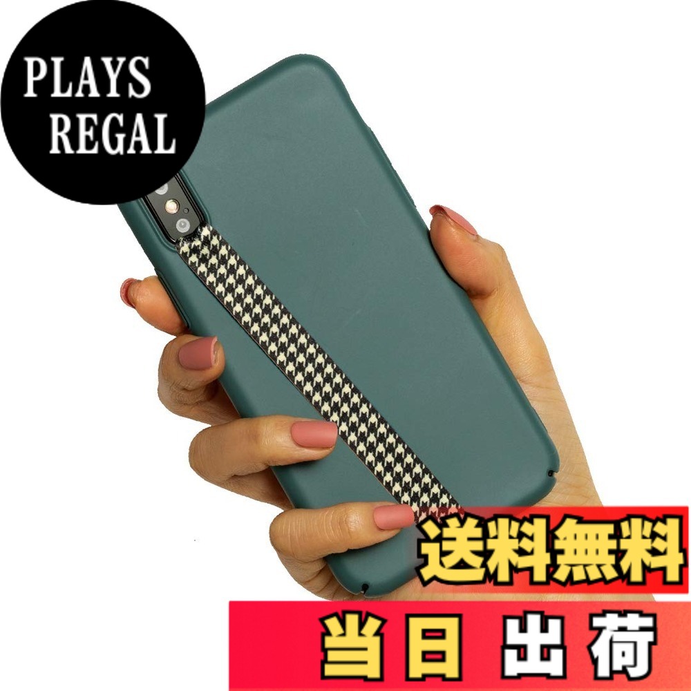 スマホケース ハンドストラップ フィンガーストラップ 落下防止 ワイヤレス充電対応 phonestrap (original) 色：33.ハウンドトゥースイエロー、サイズ：該当なし