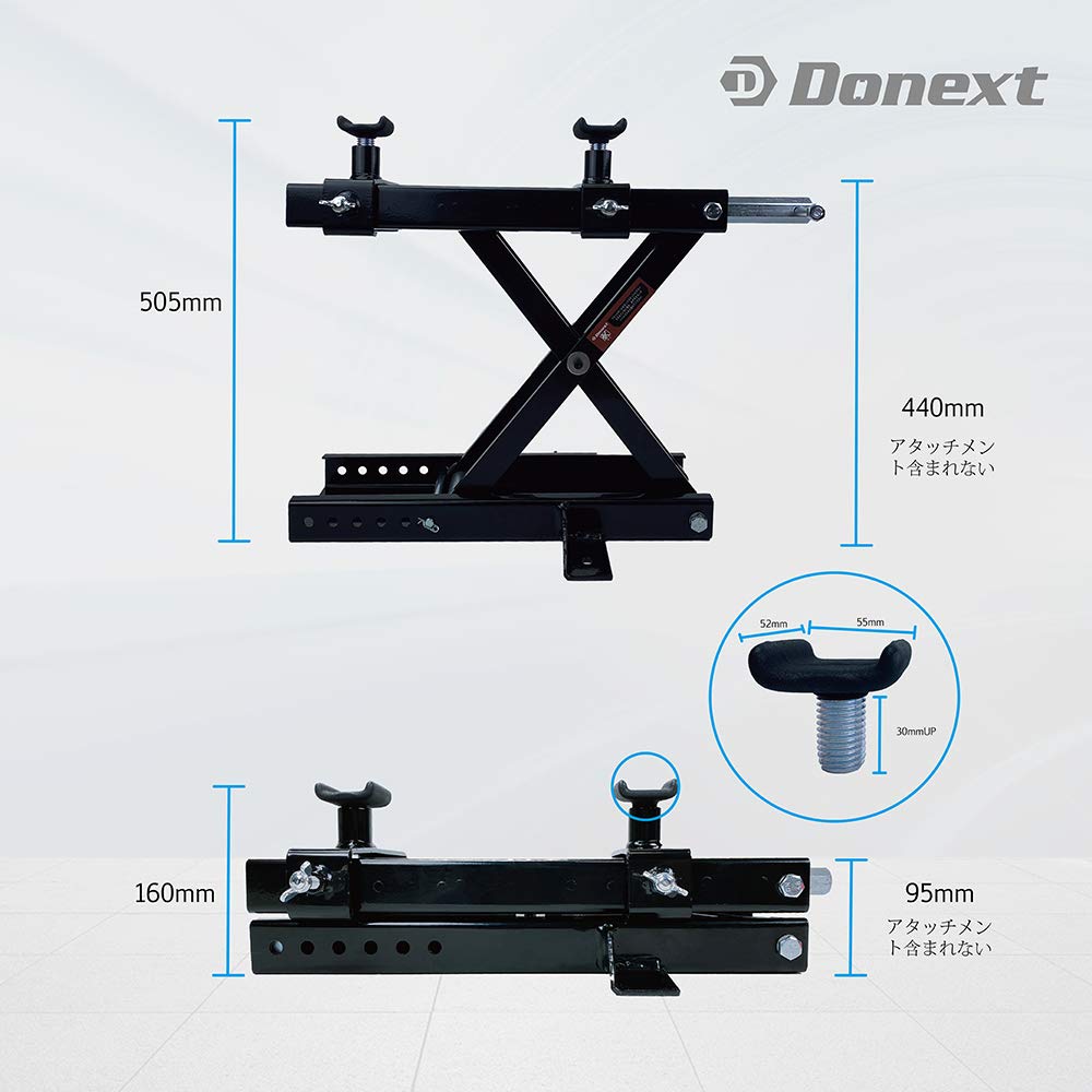 【送料無料】Donext ジャッキ バイクジャッキ バイクリフト リフトジャッキ 耐荷重...