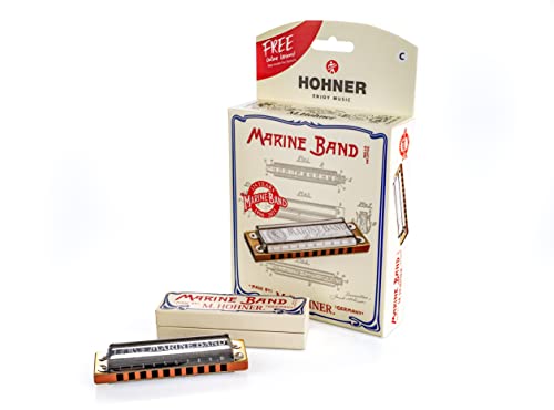 PLAYS REGALの【送料無料】HOHNER ホーナー マリンバンド 125周年記念モデル Marine Band 125th Anniversary Edition 10ホールズハーモニカ／C調【国内正規品】 色：黄土色/シルバー｜アングル3