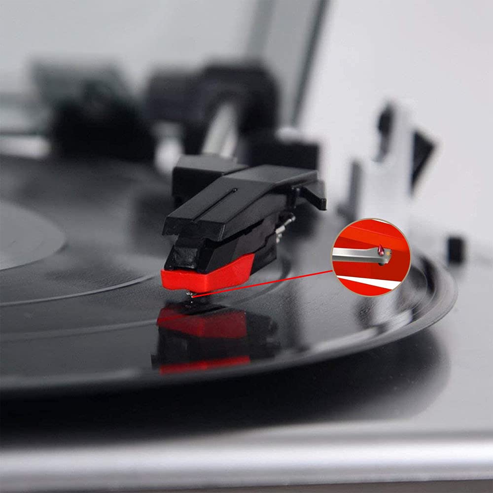 【送料無料】レコード針 交換針 ターンテーブルスタイラス交換ターンテーブルプレーヤー蓄音機 レコードプレーヤー針 4個 LP (赤) plays23-10401226 PLAYS REGAL サンプル画像3