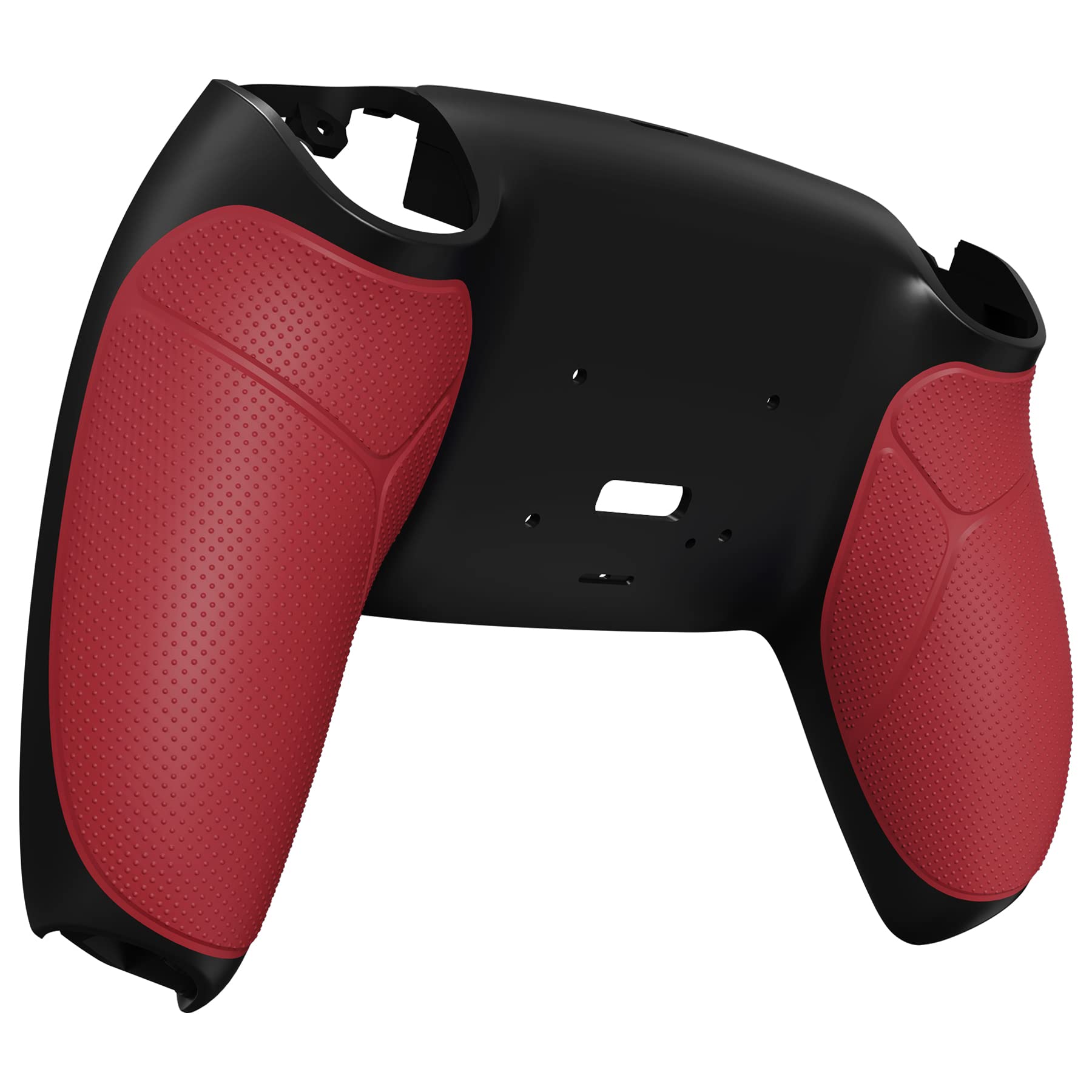 PLAYS REGALの【送料無料】ps5BDM-010&BDM-020&BDM-030&BDM-040&BDM-050コントローラーに対応用の再設計されたパフォーマンス黒いラバーグリップ背面シェル、eXtremerate RISEリマップキット-コントローラーとRISEリマップボードは含まれていません 色：レッド、サイズ：混色｜アングル3