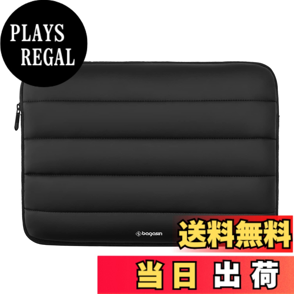 bagasin 耐衝撃 パソコンケースふわふわ 15.6 14 13.3インチ HP Dell Lenovo Asus Notebooks ノートPCケースインナーバッグ ラップトップスリーブ 色：ブラック、サイズ：15-16