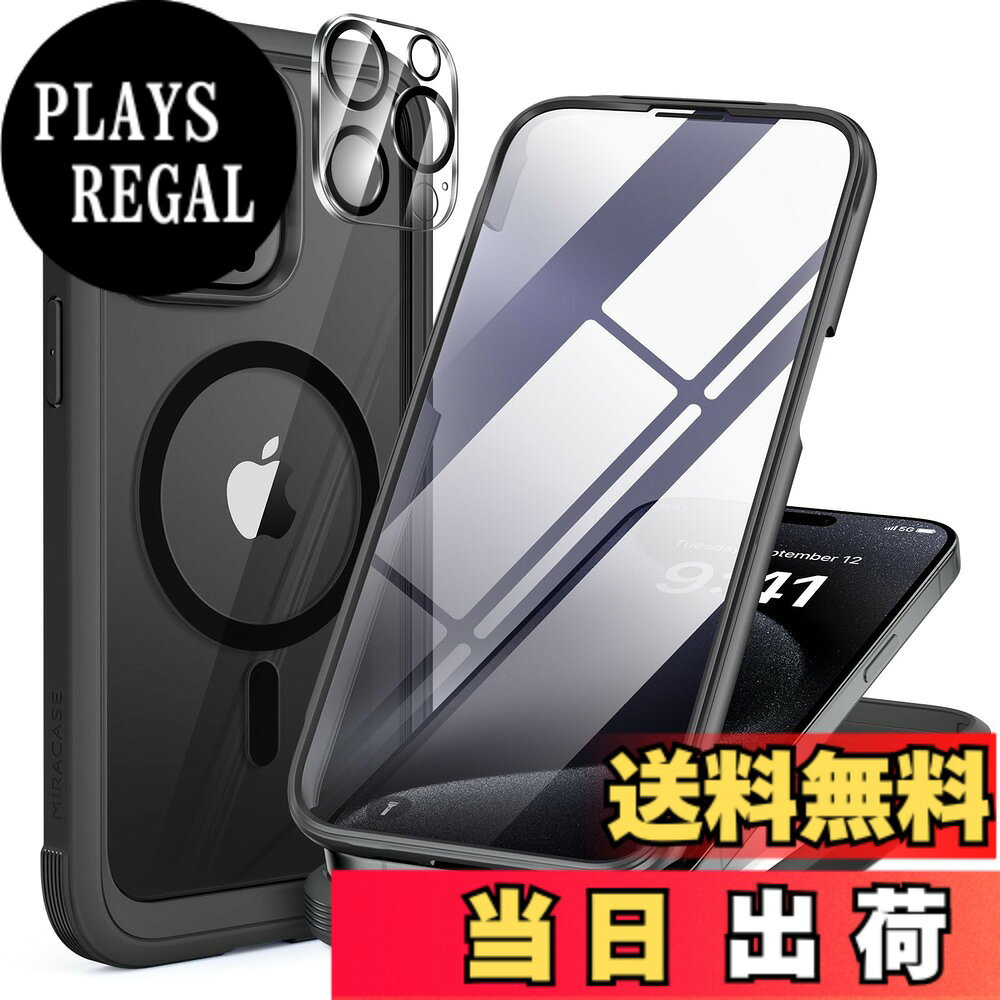 【送料無料】Miracase iPhone SE/13/14/15/16/17 ケース 9H強化ガラス スマホケー...