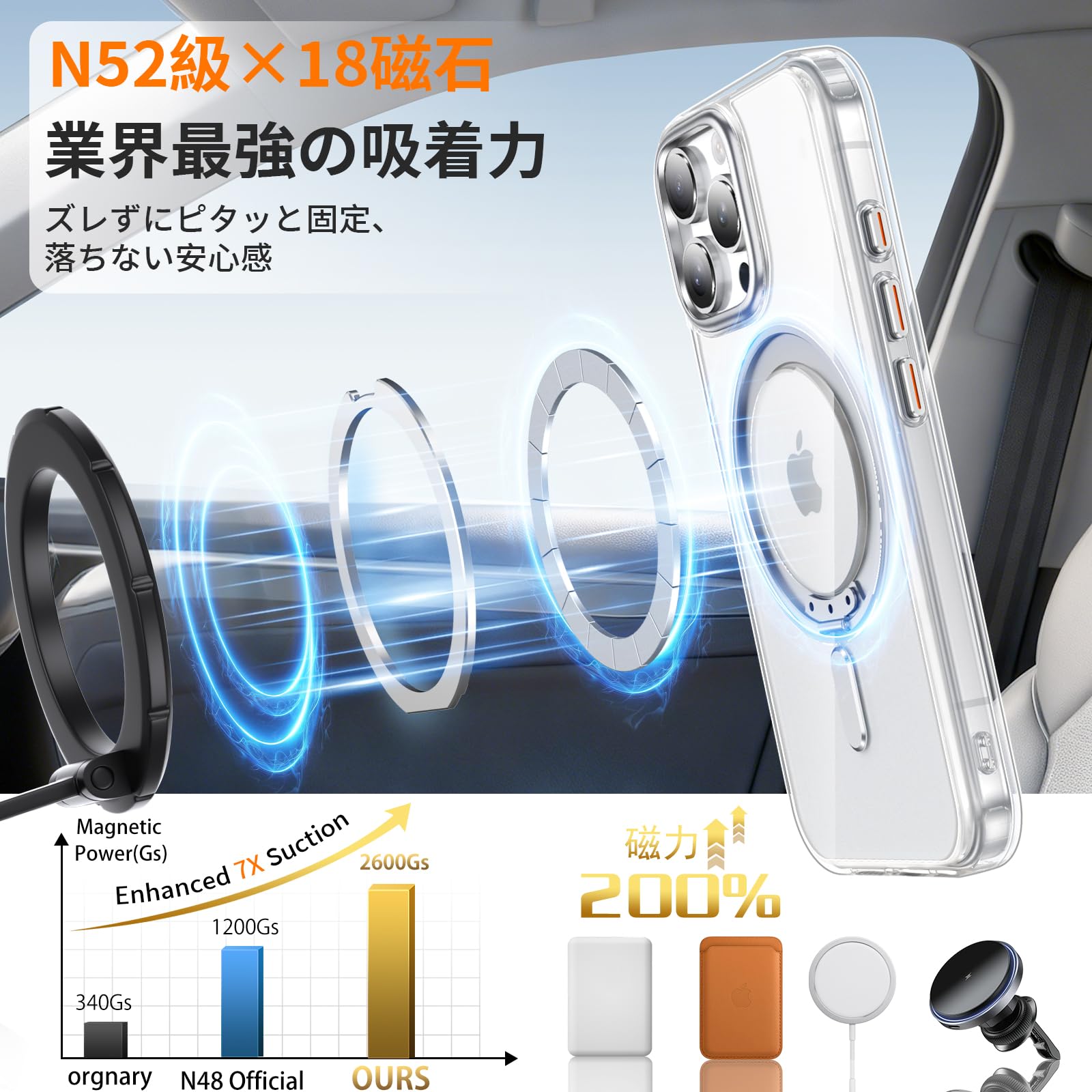 【送料無料】iPhone 15 Pro Max 適用 ケース Magsafe対応 アイフォン15プロマック...
