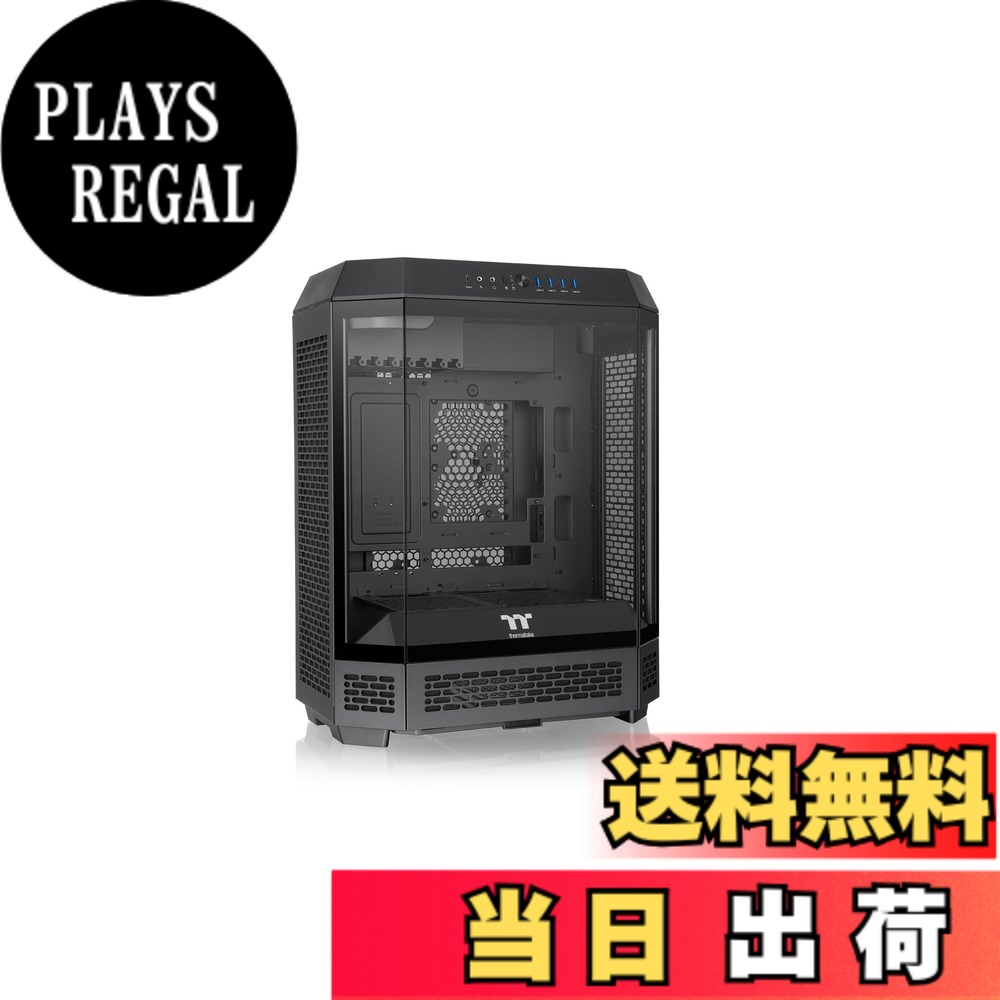 Thermaltake The Tower 600 色：ブラック、サイズ：Mid Tower
