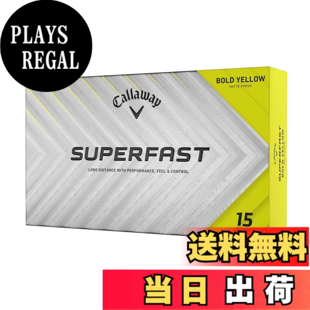 商品情報商品の説明ボールスピードにこだわる16球パックの『SUPERFAST ボール』登場主な仕様 [タイプ]2ピース構造 [スピン]低 [フィーリング]ソフト [弾道]高弾道 [適応ヘッドスピード]全領域m/s [カバー素材]ハイブリットカバー[ボールナンバー]1,2,3,4（ボールナンバーはお選びいただけません）[カラー]イエロー [数量]1ダース(15個入り)[モデル年]2025 [製造国]Made in China