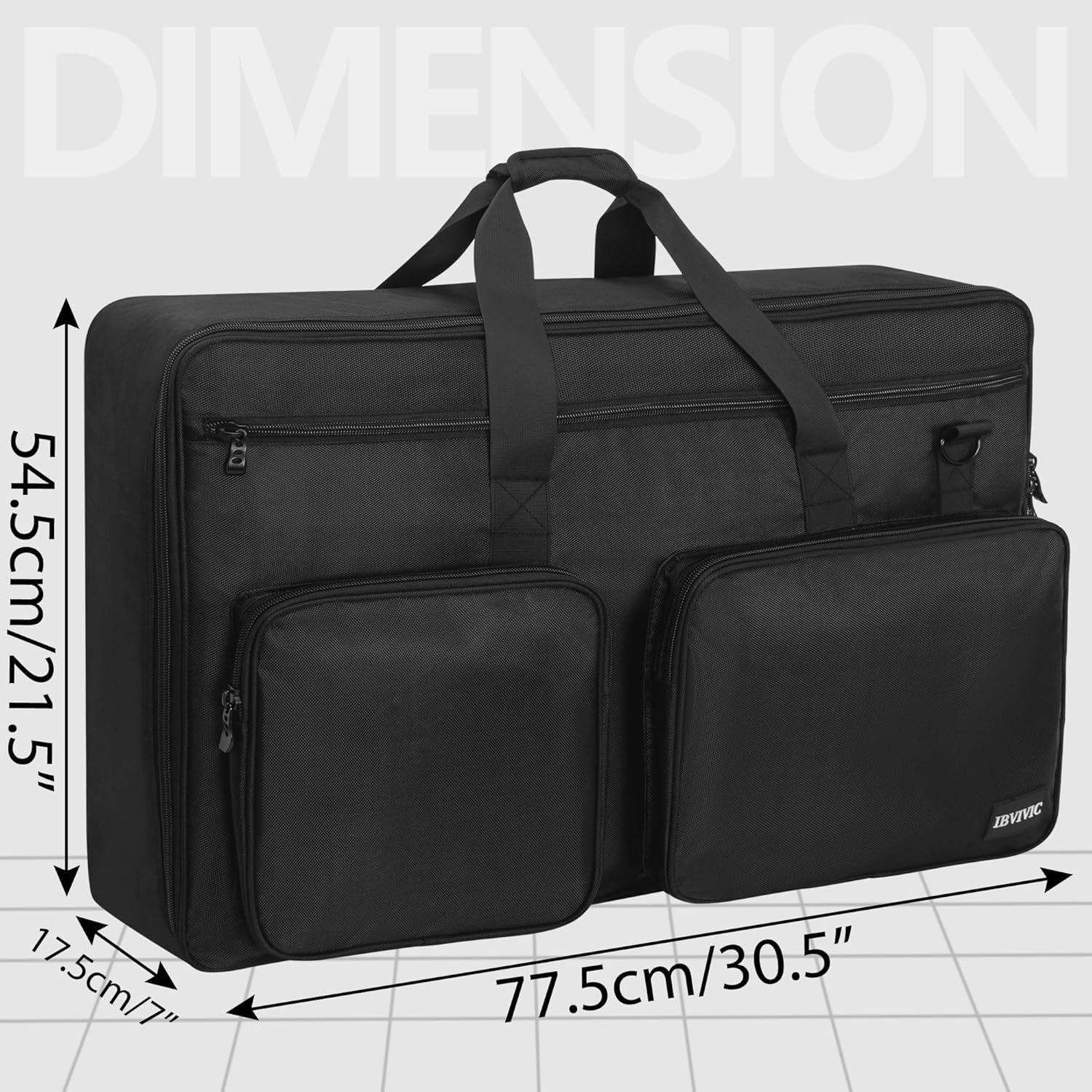 【送料無料】BQKOZFIN DJ コントローラー ケース DJ バッグ 保護ボックス DJ収納 ケース 携帯用旅行ショルダーバッグ 撥水生地 色：Black、サイズ：XDJ-RX2/RX3/MCX8000 plays23-11637335 PLAYS REGAL サンプル画像2