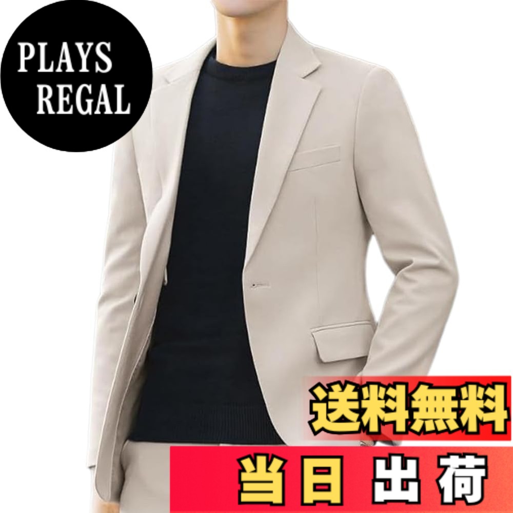 商品情報商品の説明主な仕様 【セット内容】ジャケット、九分丈ズボン 【サイズ】Sー6xL 【カラー】ブラック、グレー、カーキ、ベージュ、ネイビー、ブルー　素材: スーツ生地、ビスコース繊維の混紡生地で、スーツセットはドレープ感があり、着用で不収縮です。その上、手触りと肌触りもスムースで、スキンケアです。着心地抜群のスーツ!通気性も良くいつでも快適な着心地が楽しめます。男の色気を引き出す、本格ラグジュアリースーツです。レジャーカジュアルスタイル、着こなし幅が広がる、存在感のあるな一着。シンプルなデザインで、誠実な雰囲気を醸し出しています。実用でファッション感が溢れる！ベーシックな無地のスーツとしての活用はもちろんのこと、無駄なデザインを省きシルエットを追求した当店のスーツは礼服、ビジネス着用も可能。周りと比べても問題にならない深い黒色の生地を使用しております。ちょうどいい厚さで、これからの季節にピッタリなスーツ、スッキリとしたスタイルに魅せてくれる計算しつくされた絶妙なシルエットが魅力的。オリジナル通勤やリクルート・就職活動・ビジネス、卒業式とウエディングに最適！非常に良い身なり効果。お洒落感が溢れる2つブタンのデザイン、男の色気を引き出す、本格ラグジュアリードレススーツセット。