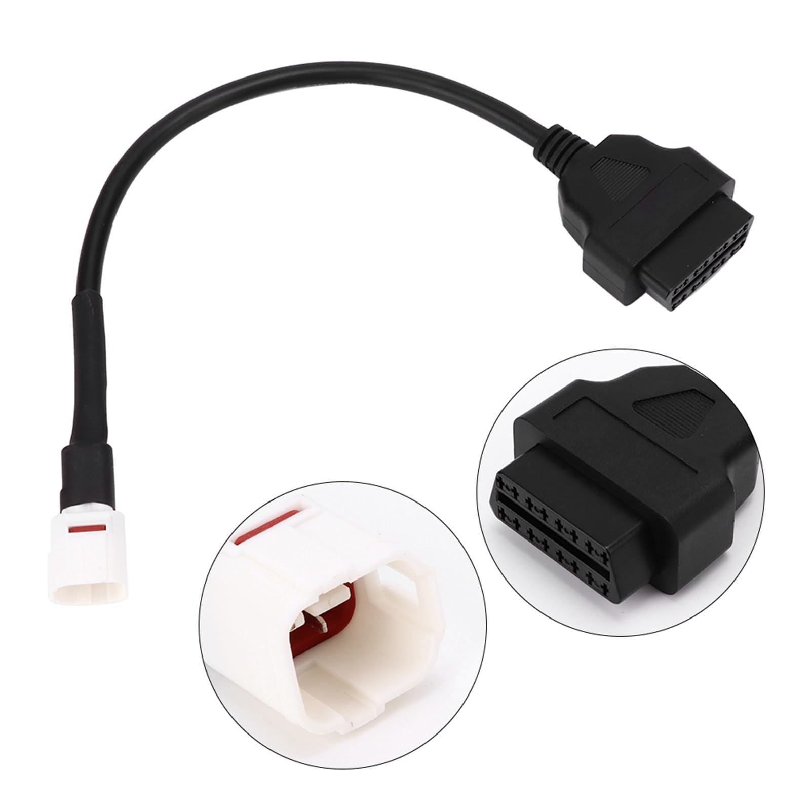 【送料無料】Honiwu OBD2 アダプター ブル 4ピンプラグ 診断ケーブル 診断ライン ...