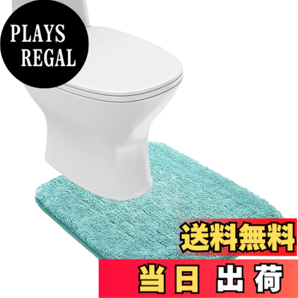 【送料無料】トイレマット 色：ブルー、サイズ：55CM*60CM