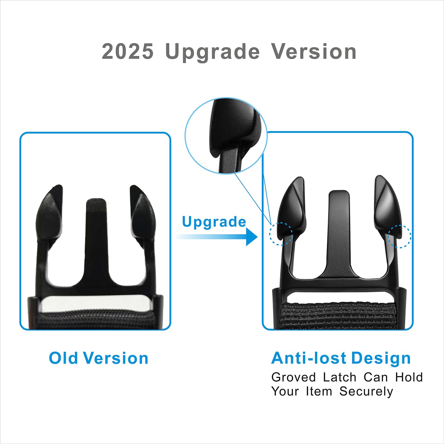 【送料無料】Wisdompro ポータブル ジャケットホルダー ジャケットグリッパー 上着/バッグ/洋服とめるベルト ジャケット・マフラー持ち運び 荷物ストラップ 旅行便利グッズ 色：グレー、サイズ：ワンサイズ plays23-11554944 PLAYS REGAL サンプル画像2