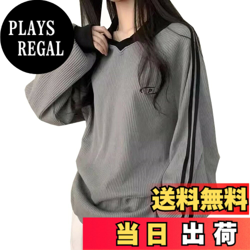 商品情報商品の説明主な仕様 【大人可愛いポロストレーナー】シンプル無地トップスは着るだけで可愛らしいカジュアルな女性らしいシルエットになります。胸元のロゴ刺繍はさりげないあくせに。全体の色は主に無地で、襟と袖口もカラーマッチング切り替えでデザインされています。程よい深さのポロスVネックで、小顔が期待できます，ネックレスと合わせると鎖骨ラインをきっちりと魅せて女性らしい印象に。ラクラク快適な着心でデイリーカジュアルに欠かせないポロススウェットです。【ゆったりの長袖プルオーバー】心地良い素材から作られたプルオーバーは一枚でも春秋季節では抜群！通気性と吸湿性にも優れ, 汗によるベタつき感や不快なニオイも軽減し, 常にサラサラと快適です，更に毛玉やシワが出来難く, 長時間着用することも可能です。1枚あるだけでトレンドコーデが叶う、今季マストバイのアイテムです！【着回し抜群の長袖トレーナー】大人のカジュアル感を出しながらもシンプルかつ可愛いざっくりプルオーバートップス。トレーナージャケットは着回し性に優れており、様々なボトムと組み合わせやすい。ジーンズを合わせてカジュアルでスタイリッシュな日常スタイルを演出し；スカートとレギンスを合わせると、甘さの中に少ししゃれがあり、若々しさが際立ち、さまざまなシーンで人気があります。【シンプルデザイン・各シーン大活躍】カジュアルにもストリートにも幅広いスタイリングに。普段使いはもちろん、通勤や通学、食事会やお呼ばれ、通勤、OL、デート女子会やママ友会、学校行事やイベント、 ドライブや旅行、ど様々なシーンでお使いいただけます レディースゆったりパーカー。年齢（20代、30代、40代、50代）問わずお使いいただけます。。ゆったり楽に着れます、感覚的な、春、秋、冬用の間物って感じです。【2color・3size展開】ブラック、グレー，2色から選択可能。Mサイズ：着丈 65cm、バスト 104cm、袖丈 68cm ；Lサイズ：着丈 66cm、バスト108cm、袖丈 69cm；XLサイズ：着丈 67cm、バスト112cm、袖丈 70cm。撮影環境やパソコンのディスプレイなどの影響により色が若干違って見える場合もあります。すべて平置きで測定しており、製造工程の関係上、各採寸箇所実寸(平置き)より約【-3cm-3cm】程度は誤差の許容範囲とさせて頂いております。予めご了承ください。