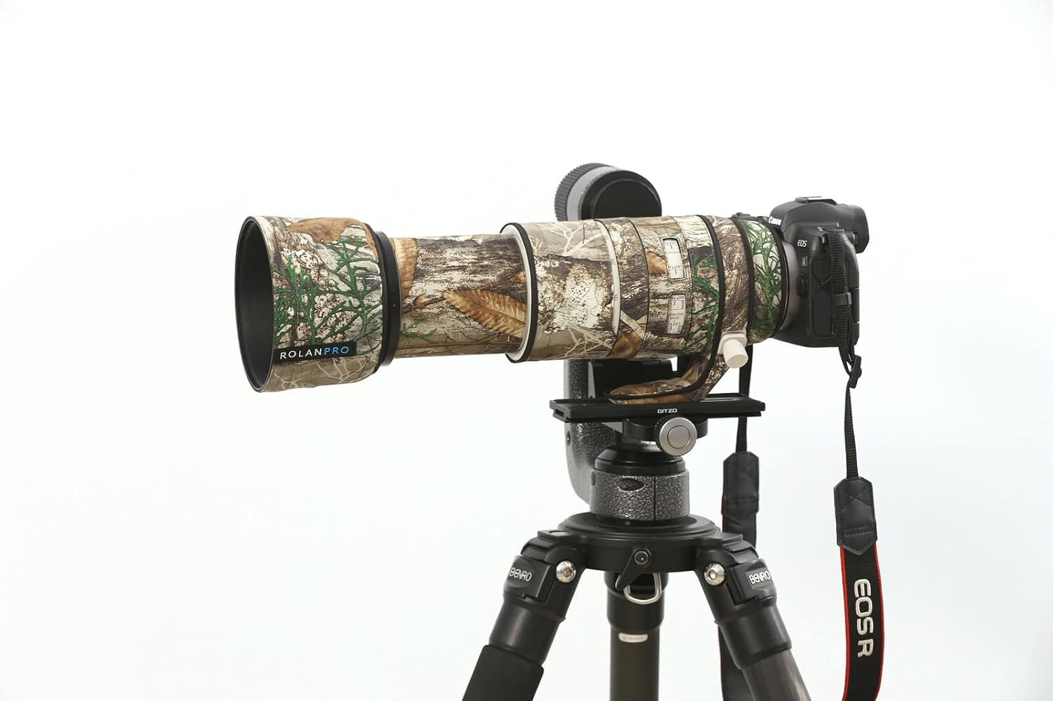 【送料無料】ROLANPRO迷彩レンズカバー キヤノン RF100-500mm F4.5-7.1 L IS USM対...