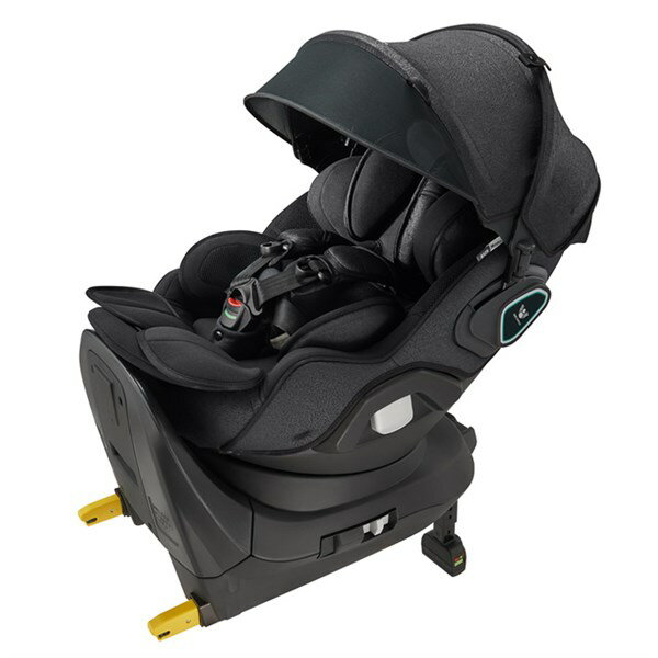 アップリカ マモリラ ニンバスブラック (BK)　ISOFIX アイソフィックス R129適合 コンパクトベッド型チャイルドシート 新生児 回転式 ターン イージーベルト【P/N】【送料無料　沖縄・一部地域を除く】