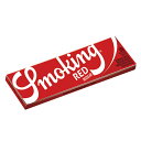 シャグ用・巻紙【箱買い】【50個入り】 スモーキング レッド・シングル(60枚入り)厚さ:やや薄/フラット
