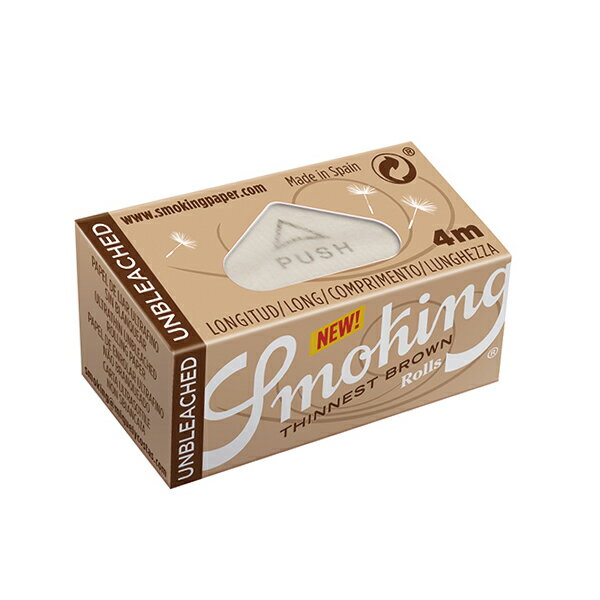 シャグ用・巻紙（10個セット）　ロール　スモーキング　シネスト・ブラウン　4mx44mm　無漂白・パルプ..