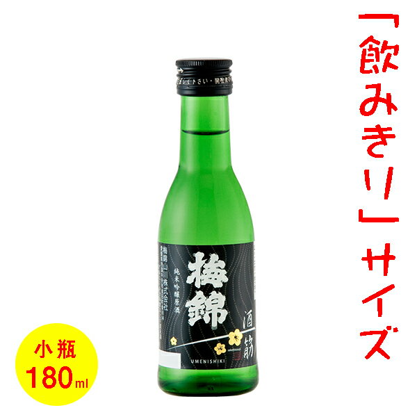 日本酒／ミニボトル 180ml 五寸瓶 梅錦 酒一筋 ［愛媛］