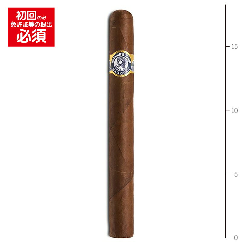 ＜商品情報＞ 品　名 ヘブンズ・ドア　チャーチル 英　名 Heaven's Door Churchill 生産地 ニカラグア 分　類 プレミアムシガー 区　分 系 太　さ 48RG /19.05mm 長　さ 7inch /178mm 味の強さ ＜メーカーコメント＞ヘブンズ・ドアは、約20年の年月にわたりキューバ産プレミアムシガーを追求し続けてきたCubanCigarが、「キューバ産葉巻の再解釈」を目標に掲げ、約3年の時間を掛けてブレンド開発に成功した新たな葉巻ブランドです。 　ブレンドにおいて目指したのは「真のキューバ産愛好家が、これまでの体験を超えて心から心酔できる逸品の具現化」です。 　このブランドのプロファイルは、ウッディー系キューバンシガーの正統な再解釈として位置づけられます。 H.アップマンやベガス・ロバイナ、オヨー・ド・モントレーといった名品が描くプロファイルを基調に、優美な甘みと香ばしい木質のアロマが絶妙な調和を奏でます。 　チャーチルは、イギリスの元首相ウィンストン・チャーチルが愛用していた葉巻サイズに由来します。 ヘブンズ・ドアでは最も長さのあるヴィトラです。キューバ産葉巻としては伝統的なクラシックなヴィトラで、リングゲージも48と太く、また長さがあるため、複雑で豊かな風味を長く楽しむことのできるサイズです。 ── テイスティングノート ── 　今日も3ヶ月の個体です。いやぁ～一吸い目から実に美味しいです。 一瞬頭に浮かんだのは栗の落雁。 でも二吸い目からしっかり味わってみると、メープルシロップ、ローストマカダミア、ココア、ウッディーが絶妙にバランスして実に美味しくて、そして香りの良さが抜群です。 ド当たりのキューバ産と同等かそれ以上ですね。熟成したH.アップマンのサーウィンストンはこれと同じくらい美味しいときがあったかもしれません。 サーウィンストンと言えど、毎回は無理ですけどね。 　ボディーはミディアムで心地良く、ドローもパーフェクトでストレスゼロです。また雑味のも全くないので、ただ心地良く、至福の香りと味に身をゆだねている感じ。 この感じが葉巻を心底楽しめる時の感覚ですね。 昨日コロナゴルダをテイスティングして、酸味が少しあったせいで一気に－3点減点になったのですが、やはり個体差問題のようです。 酸味がリングゲージ38～42では出ず、リングゲージ46で出て48では出ないなんて事はありえないですからね。 　テイスティングノートを書きながら葉巻を吸っていて思うのは、とびきり美味しいと筆が走るという事。 それにしても本当に香りが良くて、且つその香りが鼻腔で爆発しています。 　この感じはキューバ産でもBHKくらいしか記憶がないので、それ位凄い葉巻です。スタートからここまで美味しいと、もう本当に安心できます。 ほぼ間違いなく最後の最後までこの心地よさ、至福の時間が続くからです。「○○の雑味、途中で消えるかな？」この小さな懸念があると、ずっと気がかりなまま吸い続けることになるんですよね。 チャーチルでそれだと…先は長い。 　現在6cm位まで燃え進んだところですが、ここまで97点です。──ラスト3cm煙があつくなってきて終了。 最後の最後まで、至福の美味しさと香りでした。最高のスモーキングでした。 輸入元 ：キューバンシガー 販売店 ：リカープラザ大越酒店 その他 ： ※店舗併用在庫につき品切れの場合がございます ※在庫詳細につきましてはお問合せ下さいませ。