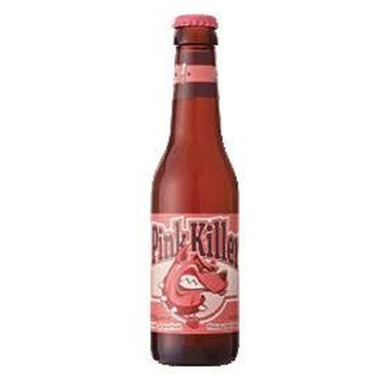ビール／海外（ベルギー）　ピンクキラー瓶　5.0%／250ml　6本セット　フルーツエール系