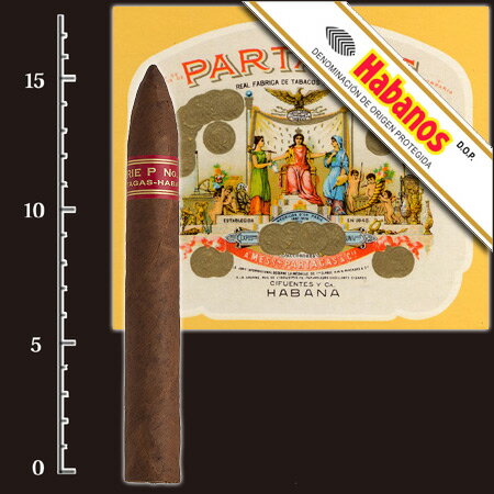 【プレミアムシガー】（バラ売り・1本）　パルタガス　セリーP・No.2　トルペード系・キューバ産