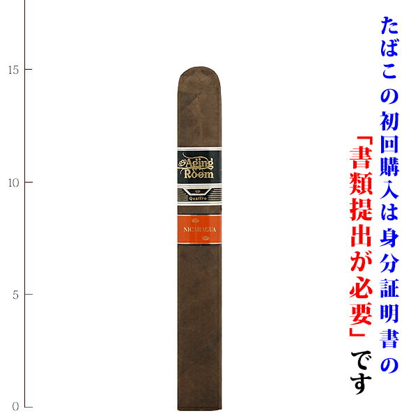 【プレミアムシガー】（バラ売り）　エイジングルーム　クアトロニカラグア　ビブラート　52RG／152mm　トロサイズ系　（強さ：●●●〇〇）※AJフェルナンデス