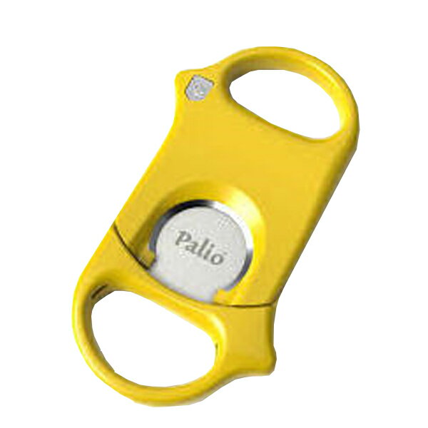 喫煙具・シガーカッター　パリオ（PALIO）　ダブルブレード　色：イエロー　ギロチン式【対象】