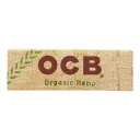 シャグ用・巻紙(10個) OCB・オーガニック シングル(50枚) 長さ:69mm 太さ:36mm 紙厚:やや薄 特徴:無漂白、ヘンプ