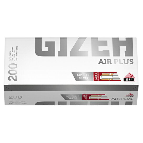 シャグ用・さや紙　ギゼ　チューブ紙　シルバー・チップ・エアプラス（200本入り）　レギュラーサイズ用【対象】お取り扱い中止の為,特価