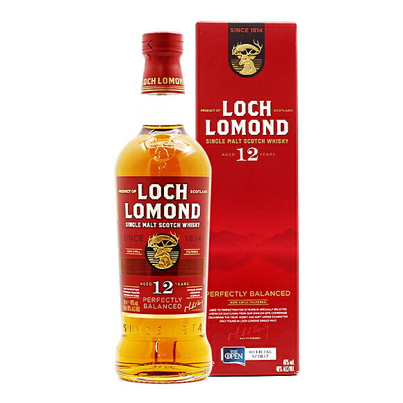 ウイスキー／スコッチ　ロッホ　ローモンド　12年　46度／700ml　シングルモルトウイスキー