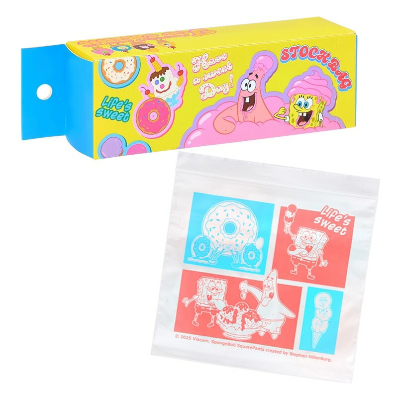 SpongeBob SquarePants スポンジ・ボブ ストックバッグS ICE