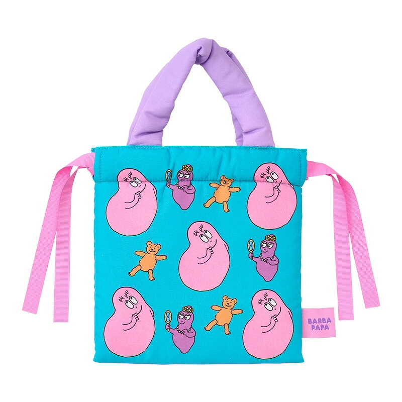 ✰参考品✰Liberty　Betsy　Barbapapa　持ち手巾着　35×30 楽天市場】バーバパパ 巾着の通販