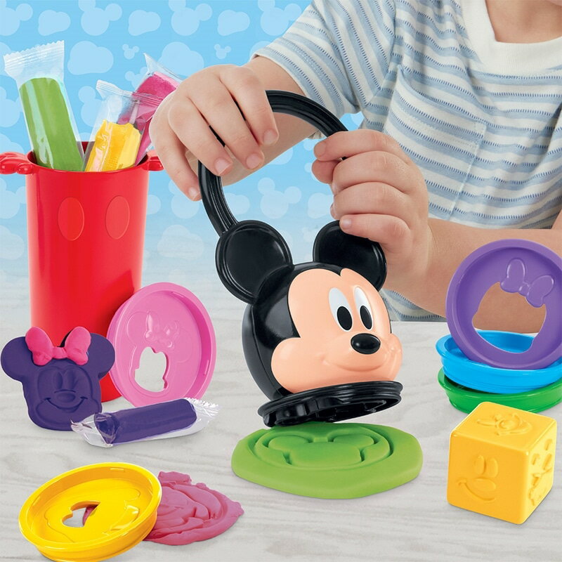 Rakuten - Disney(ディズニー) プレイ・ドー かさねてハッピー ミッキーのねんどでスタンプセット