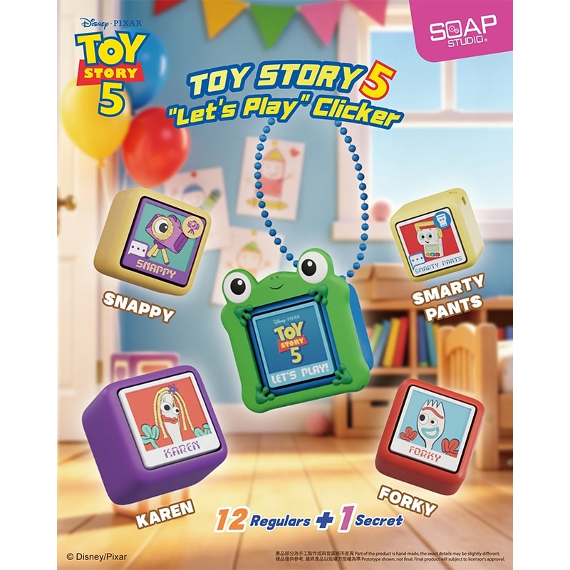 プラザ オンライン楽天市場店のTOY STORY トイ・ストーリー SOAP STUDIO ソープスタジオ Let's Play Clicker※種類は選べません｜アングル3