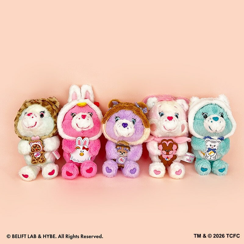 Rakuten - Care Bears ケアベア × ILLIT ソフトキーチェーン ハグ