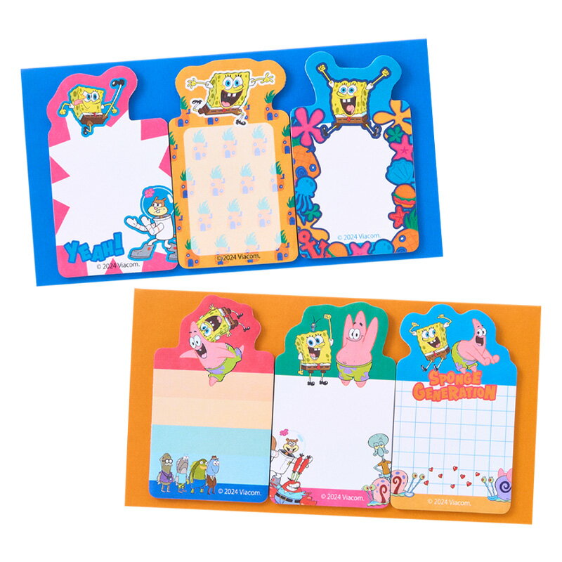 SpongeBob スポンジ・ボブ ダイカット付箋