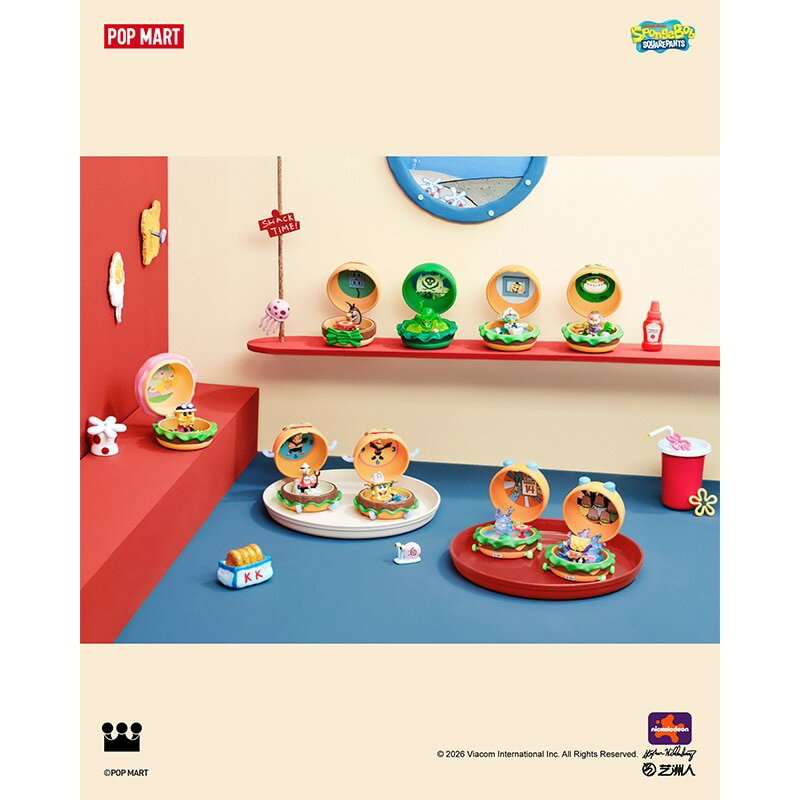 乐天商城 - SpongeBob SquarePants スポンジ・ボブ POP MART ポップマート カーニバーガー※種類は選べません