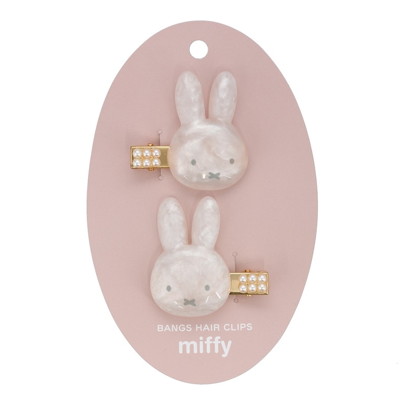 ミッフィー Miffy パール前髪クリップ