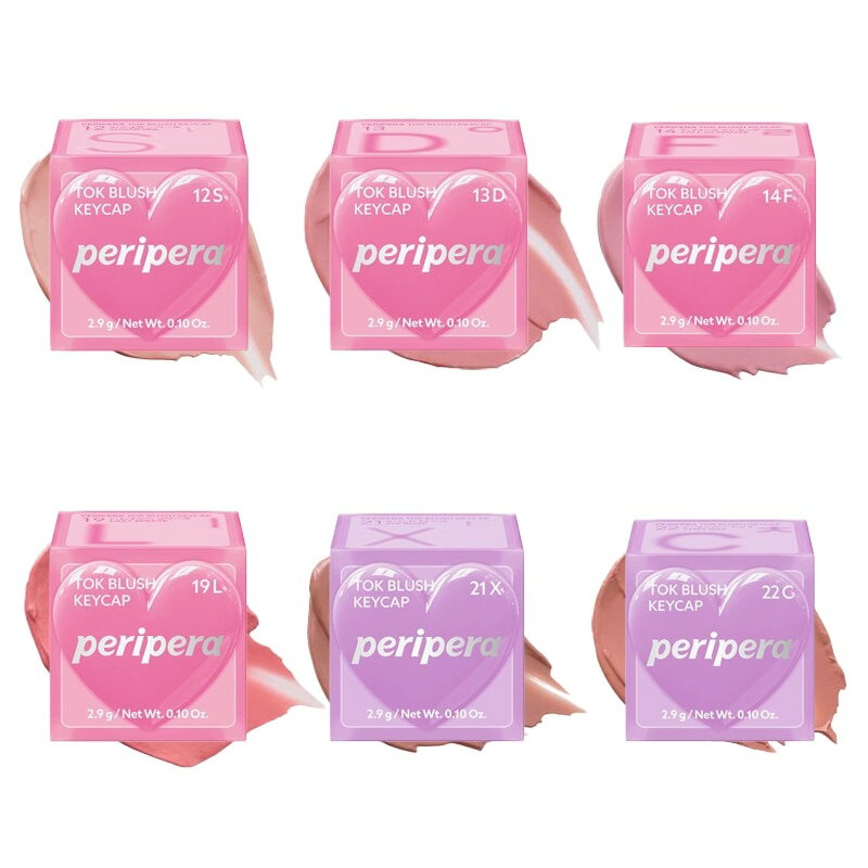 peripera ペリペラ トック ブラッシュ キーキャップ 12・13・14・19・21・22のサムネイル