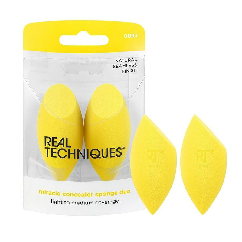 REAL TECHNIQUES リアルテクニクス ミラクルコンシーラーメイクスポンジ 2個入