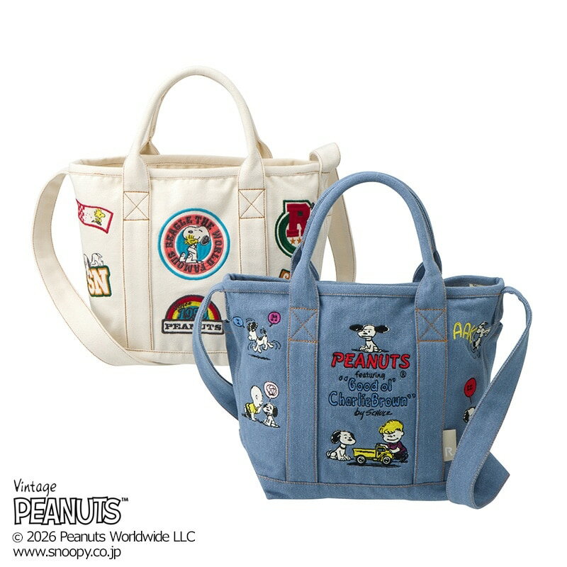 Rakuten - スヌーピー PEANUTS ROOTOTE ルートート デリ刺しゅうトートバッグ
